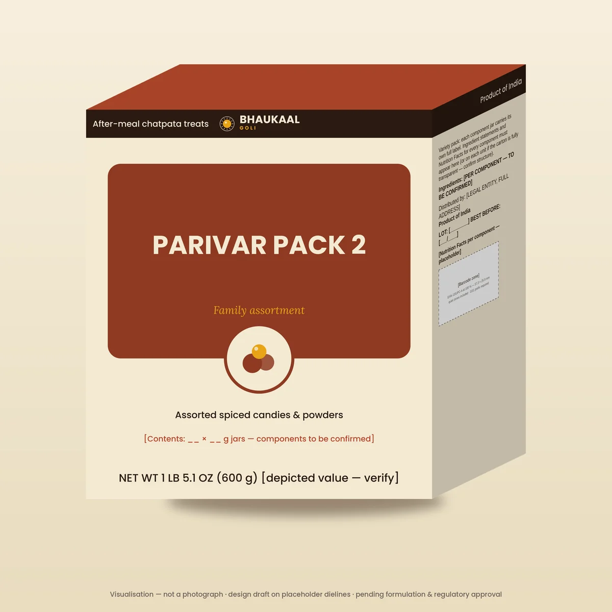 Bhaukaal Parivar Pack 2 pack, front view