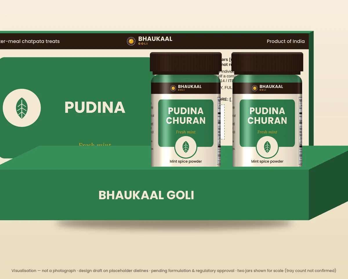 Bhaukaal Pudina Tray pack