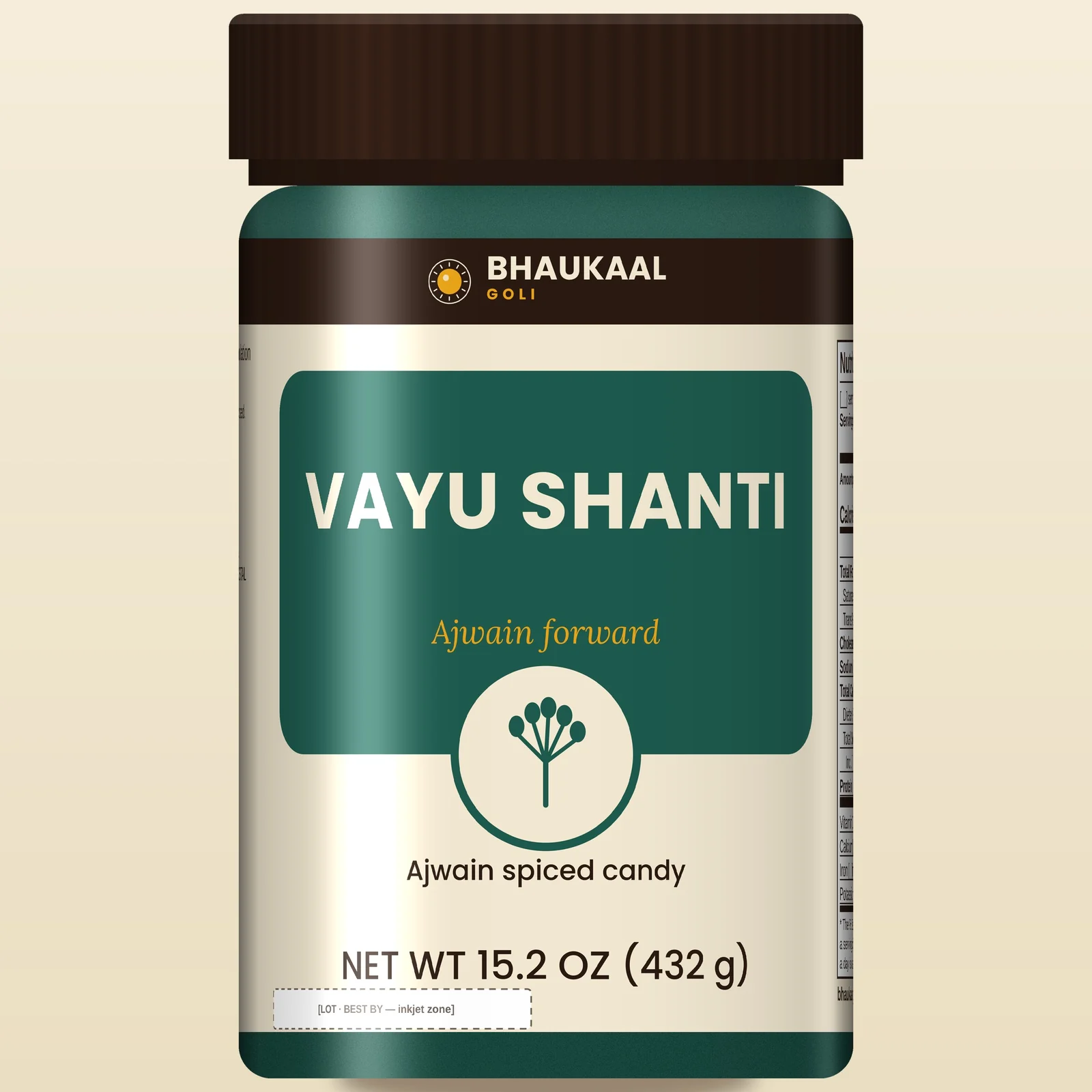 Bhaukaal Vayu Shanti Jar pack, front view